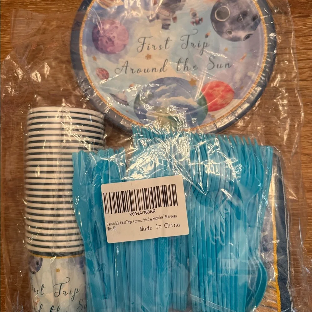 Outer Space Adventure Party Tableware Set